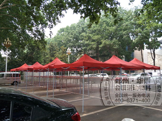 <b>黄河迎宾馆开盘红色帐篷篷房桌椅出租</b>