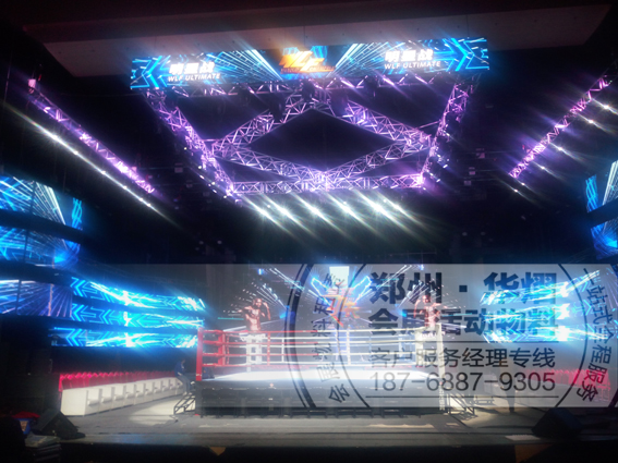 <b>郑州8号演播厅武林风现场沙发贵宾椅出租布置</b>